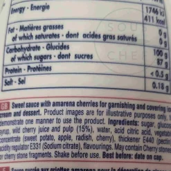 Fabbri Amarena Cherry Topping, 225g