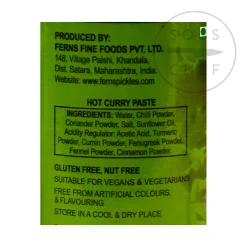 Ferns' Hot Curry Paste, 380g