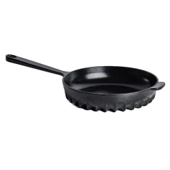 FIREUP Black Cast Iron Frying Pan, 26cm