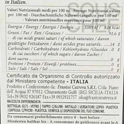 Frantoi Cutrera Nocellara Del Belice Monocultivar PGI Extra Virgin Olive Oil, 500ml