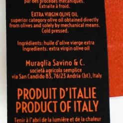 Frantoio Muraglia Intense Fruity Extra Virgin Olive Oil in Rooster Terracotta Bottle, 500ml