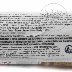 Garlic Roasted Sesame Seeds, 80g