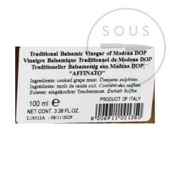 Giusti Balsamic Vinegar of Modena DOP - Affinato 12 Year Aged