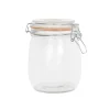 Glass Clip Top Preserving Jar