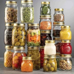 Glass Pickle Storage Jar