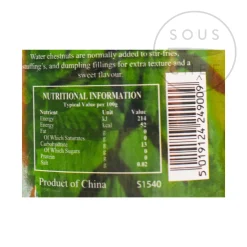 Golden Swan Whole Water Chestnuts, 227g