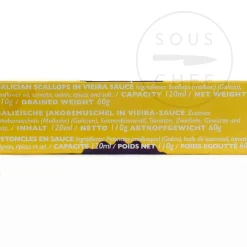 Gourmet Galician Scallops in Vieira Sauce, 120ml