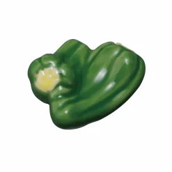 Green Pepper Ceramic Chopstick Rest, 4cm