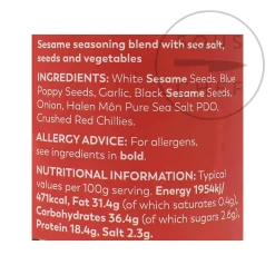 Halen Mon Popeth Seasoning (Everything Bagel!), 100g