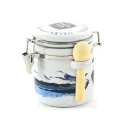 Halen Mon Pure Sea Salt in Watercolour Ceramic Jar, 100g