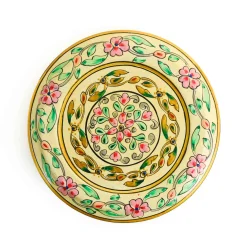 Hand Painted Single Tier White Tiffin Tin, 300ml