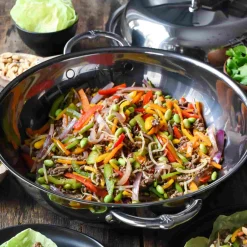 Hestan Nanobond Wok with Lid, 36cm