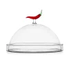 Ichendorf Milano Chilli Pepper Cheese Plate with Cloche, 20cm