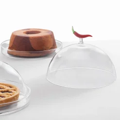 Ichendorf Milano Chilli Pepper Cheese Plate with Cloche, 20cm