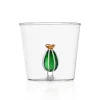Ichendorf Milano Green Cactus with Flower Tumbler, 300ml