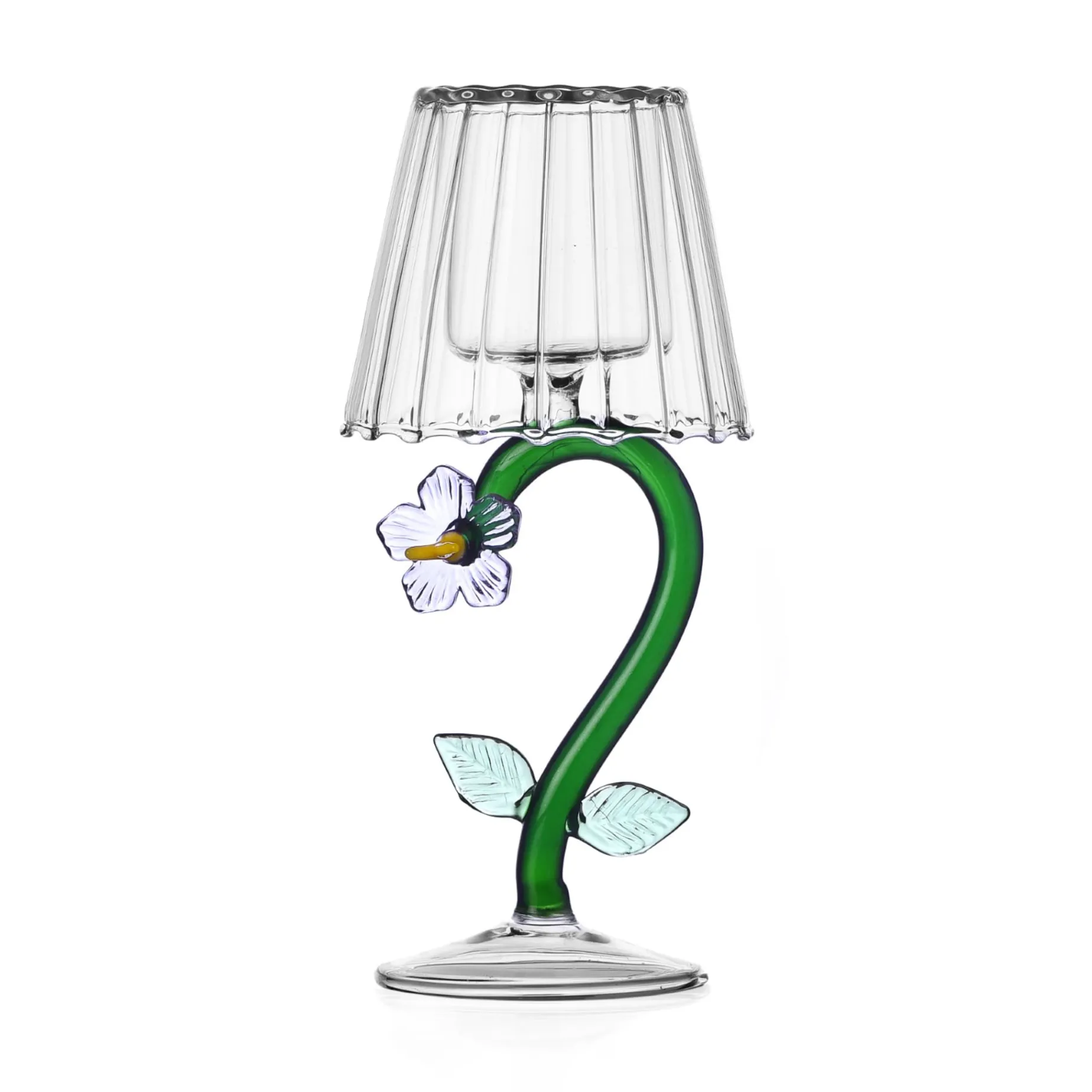 Ichendorf Milano Lilac Flower Tealight Holder, 18.5cm