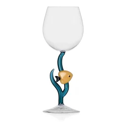 Ichendorf Milano Yellow Fish and Seaweed Wine Glass, 350ml