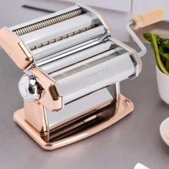 Imperia Copper Gourmet Pasta Maker with Textured Rollers