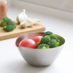 Japanese Stainless Steel Mixing Bowl with Pouring Spout