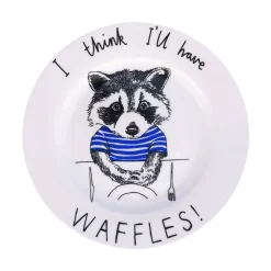 Jimbob Art I Think I'll Have Waffles! Side Plate, 20cm