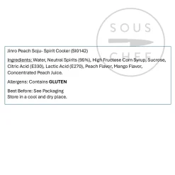 Jinro Peach Soju, 350ml