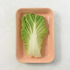 Kapka x Sous Chef Colourblock Enamel Roasting Dish, 26cm, Green & Pink