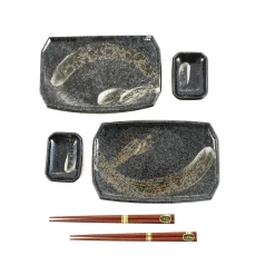 Karasuba-Iro Sushi Serving Set