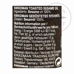 Kikkoman Toasted Sesame Oil, 125ml