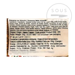 Kimchi Roasted Sesame Seeds, 80g