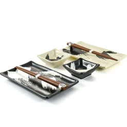 Kuro To Shiro Sushi Serving Set