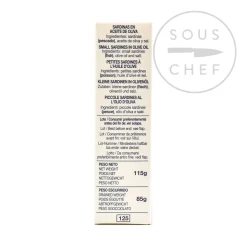 La Brujula Sardinillas - Small Sardines, 115g