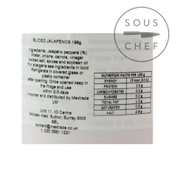 La Costena Sliced Green Jalapeno Peppers, 199g