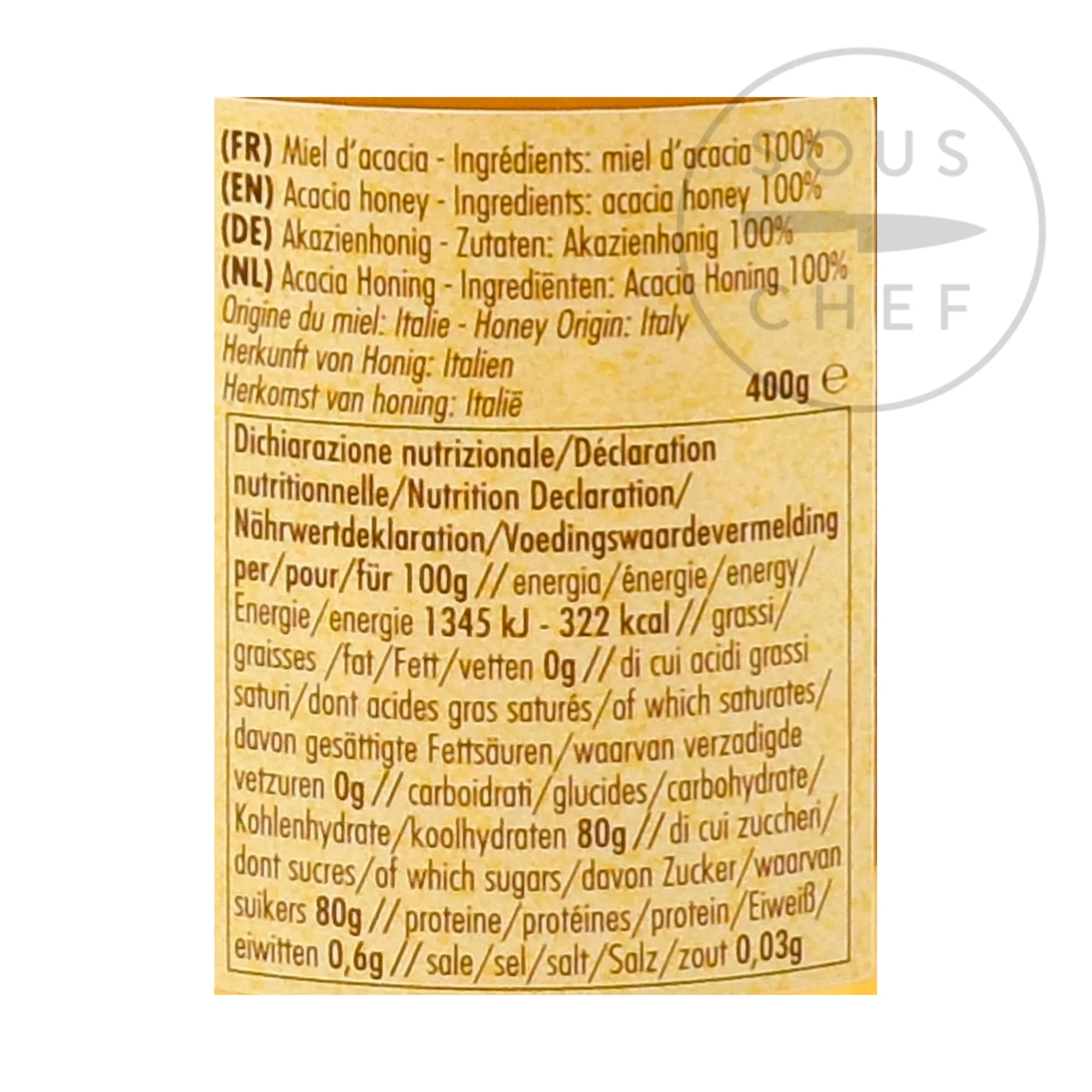 La Favorita Acacia Honey, 400g