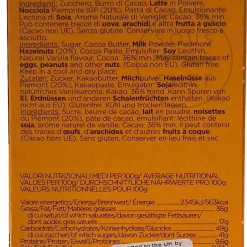 La Perla di Torino Gianduja Chocolate Bar, 60g