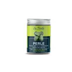 La Perla di Torino Mini Salted Pistachio Truffles, 50g