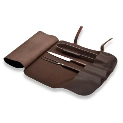 Laguiole en Aubrac BBQ Set with Leather Roll