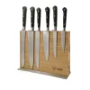 Laguiole en Aubrac Classic Knife Block of 6 Kitchen Knives, Ebony