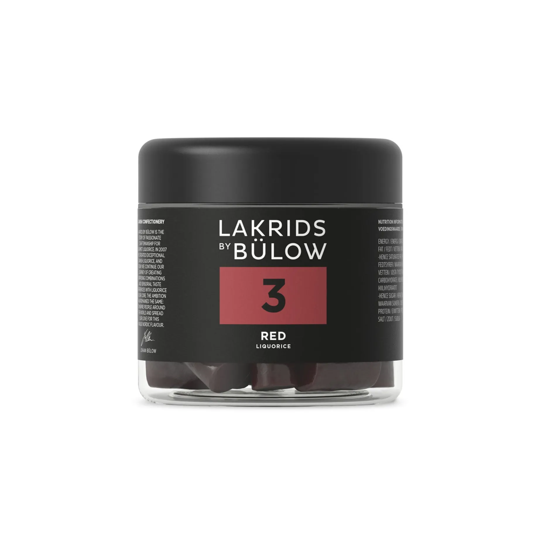 Lakrids Liquorice 3 - Red, 150g