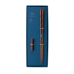 Lancewood Brown Japanese Luxury Chopstick Gift Set, 23cm