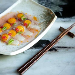 Lancewood Brown Japanese Luxury Chopstick Gift Set, 23cm