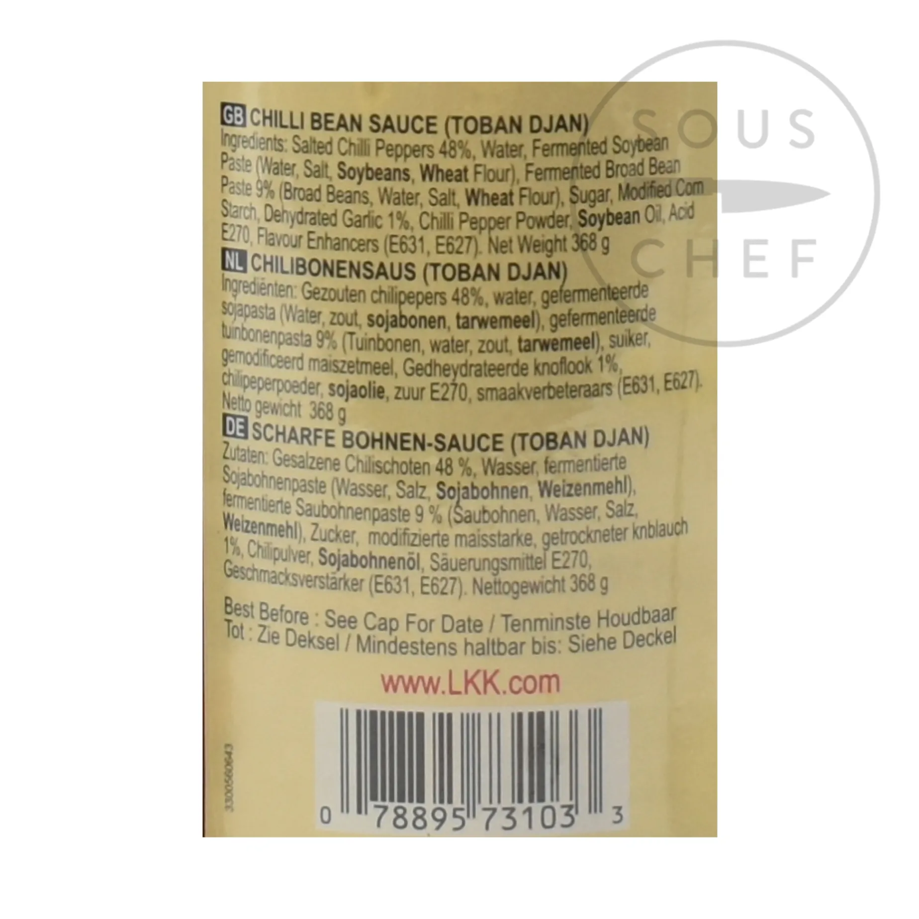 Lee Kum Kee Chilli Bean Sauce - Toban Djan, 368g