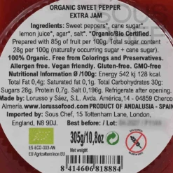 LoRUSSo Organic Artisanal Pepper Jam, 305g