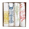 Lottie Day Set of 4 Seafood Napkins