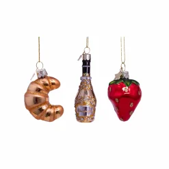 Luxury Breakfast Trio Bauble Tree Decorations