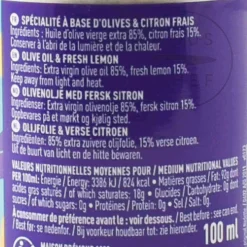 Maison Bremond Extra Virgin Olive Oil with Lemon, 100ml