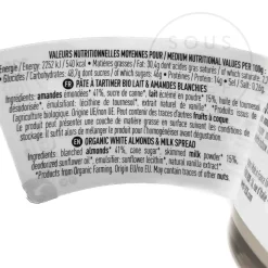 Maison Bremond Organic White Almonds And Milk Spread, 220g