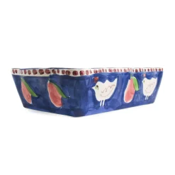 Materia Gallina Blue Rectangular Roasting Dish