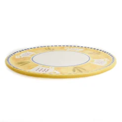 Materia Gallina Yellow Goat Pizza Plate, 32cm
