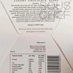 Melt London Chocolate Slab Gift Box, 500g