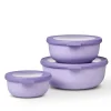 Mepal Cirqula Round 3 Piece Set, Nordic Lilac